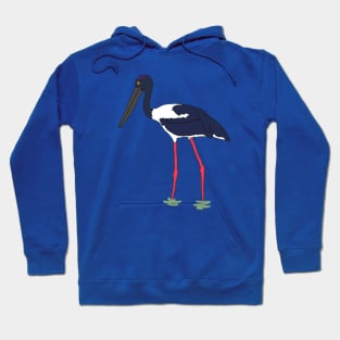 Colored Stork Hoodie